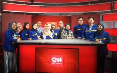 STIESA Mejelajah ke Kantor CNN Biro Jabar