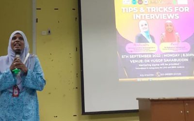 Mahasiswa C4 STIESA Belajar Tips & Tricks for Interview di Malaysia