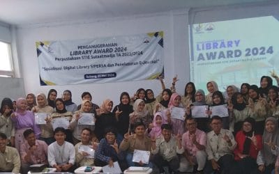 Sosialisasi Digital Library SIPERSA dan E-Journal Lewat Library Award Pepustakaan STIESA 2024