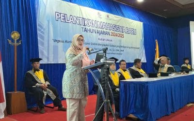Resmi Dilantik! Mahasiswa Baru STIESA Dapatkan Kuliah Umum dari Ketua IAI Jawa Barat
