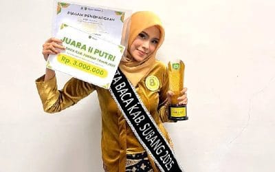 Mahasiswa STIE Sutaatmadja Raih Juara di Ajang Duta Baca Kabupaten Subang