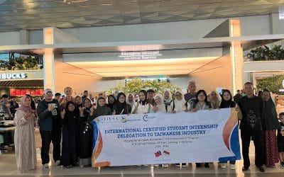 Enam Mahasiswa STIESA Diberangkatkan ke Taiwan untuk Ikuti Program Magang Internasional