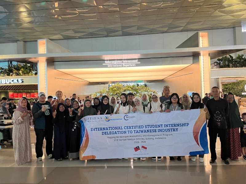 Enam Mahasiswa STIESA Diberangkatkan ke Taiwan untuk Ikuti Program Magang Internasional